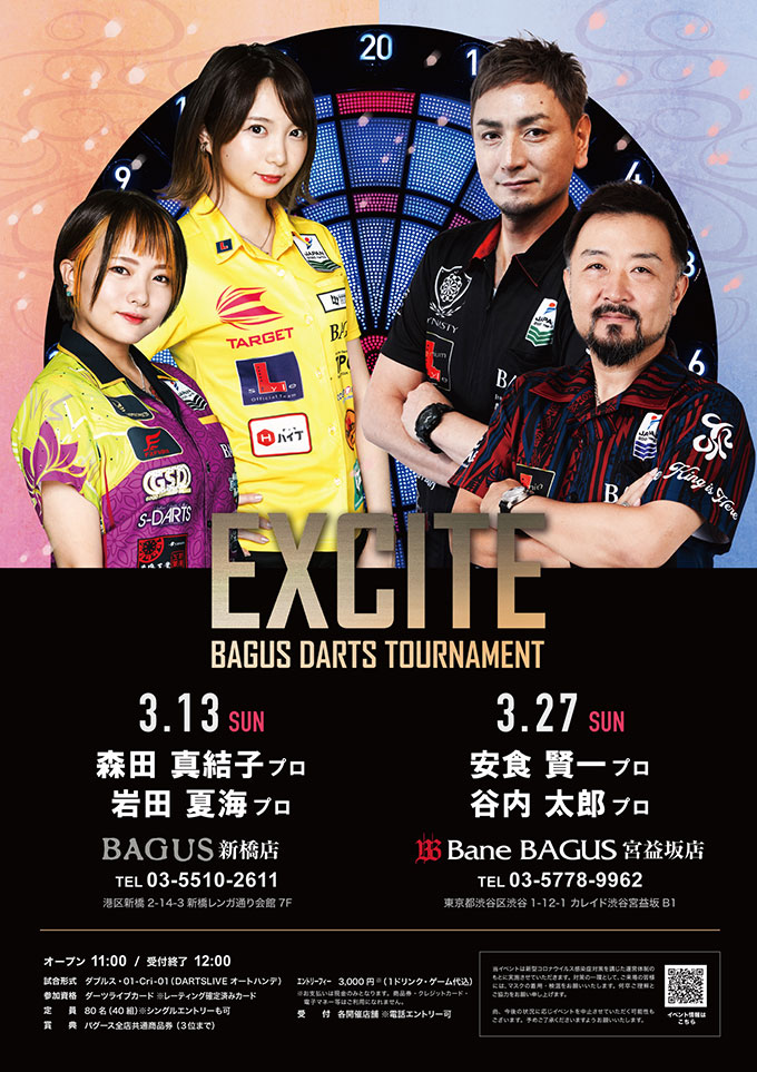 最新情報 | ダーツ | BAGUS | バグース